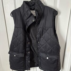 Natural Reflections Black Quilted Vest